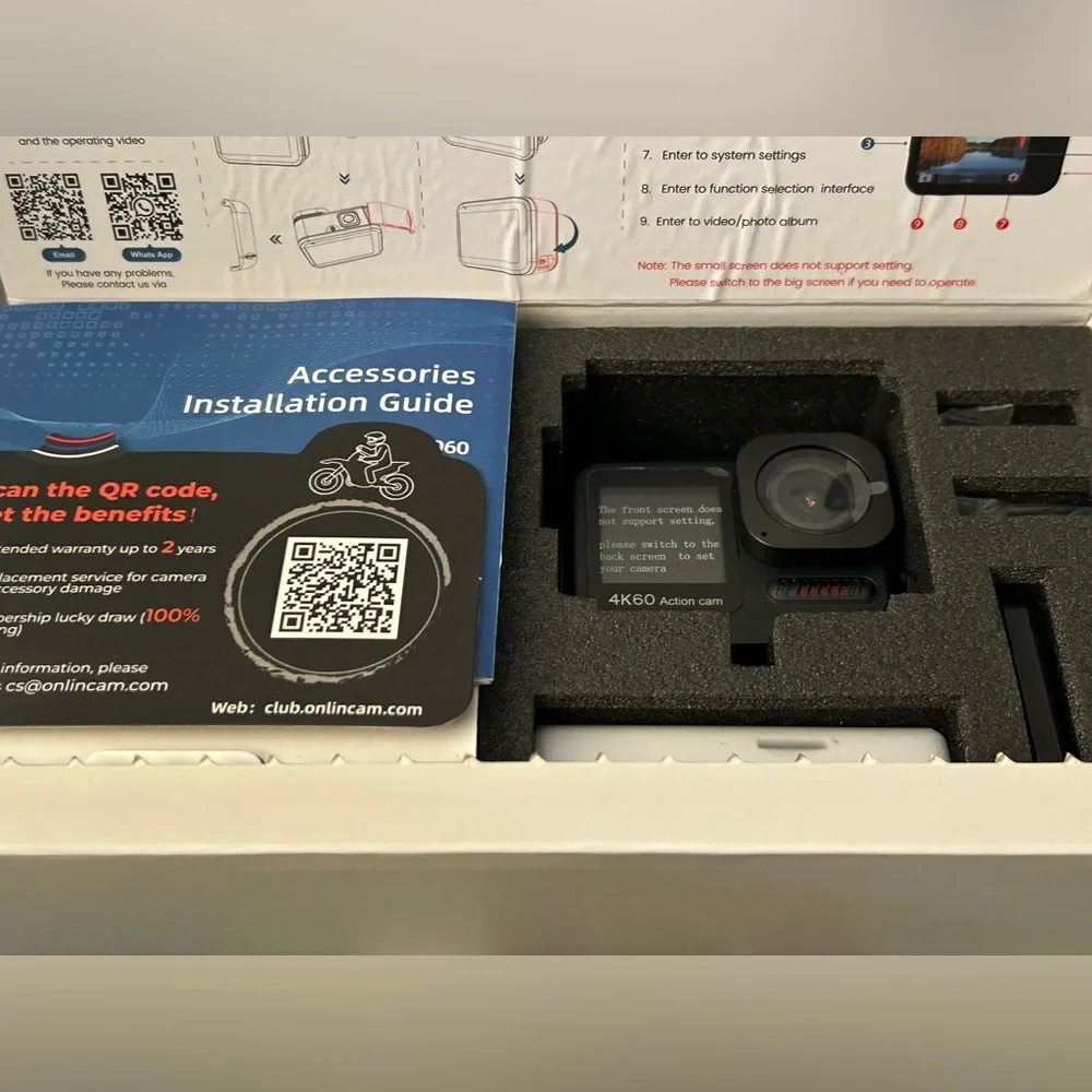 New Waterproof 4k 60fps action camera - Picture 3 of 4